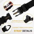 Heavy-Duty & Secure: 10pcs Adjustable Extension Cord Organizers with 3-Axis Buckle Lock